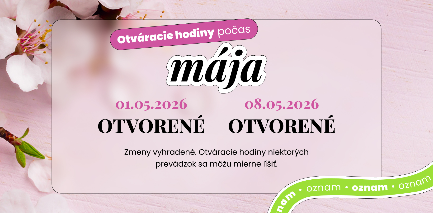 Otváracie hodiny Európa Zvolen